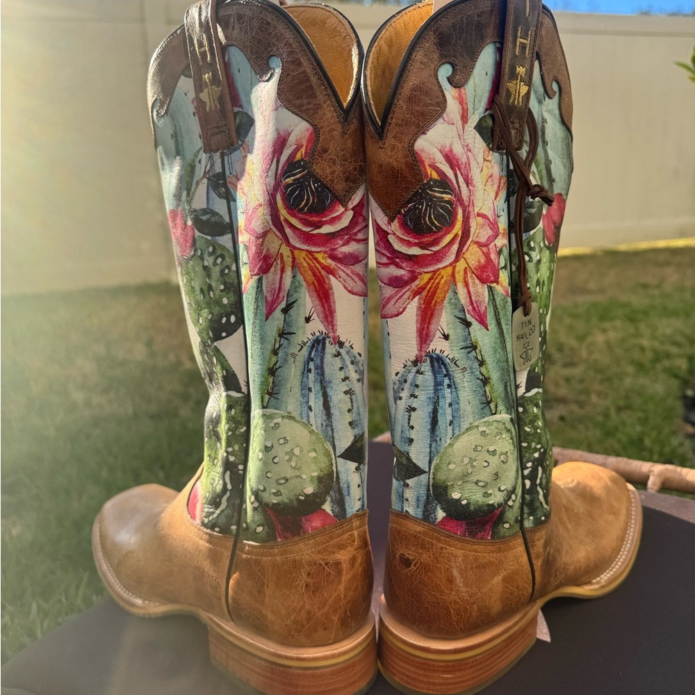 Tin Haul Women's 7.5 Cactus Boots NWT - Picture 10 of 15